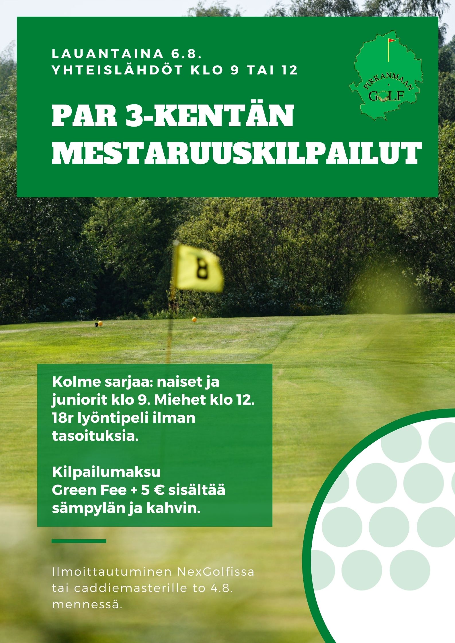 Par 3 kentän Mestaruuskilpailut 2022